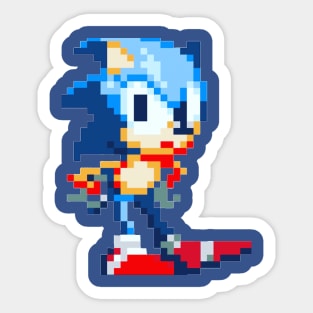 The 16 Bit Blue Blur Sticker